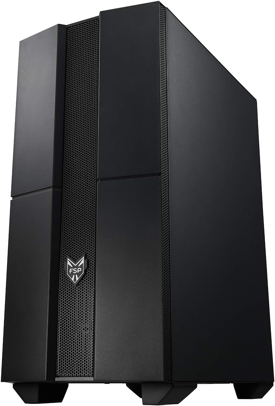ATX Mid Tower PC Gaming Case with Tempered Glass Side Panel A57056