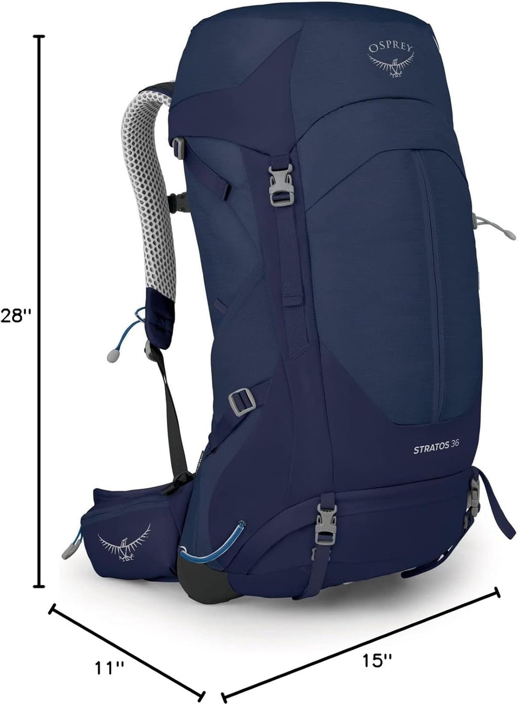 36L Men's Hiking Backpack, Cetacean Blue V192
