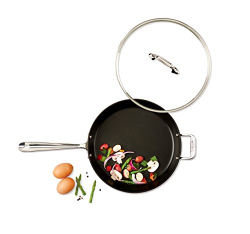 Hard Anodized Nonstick 2 Piece Fry Pan Set 10 12 Inch Cookware Black Q518938