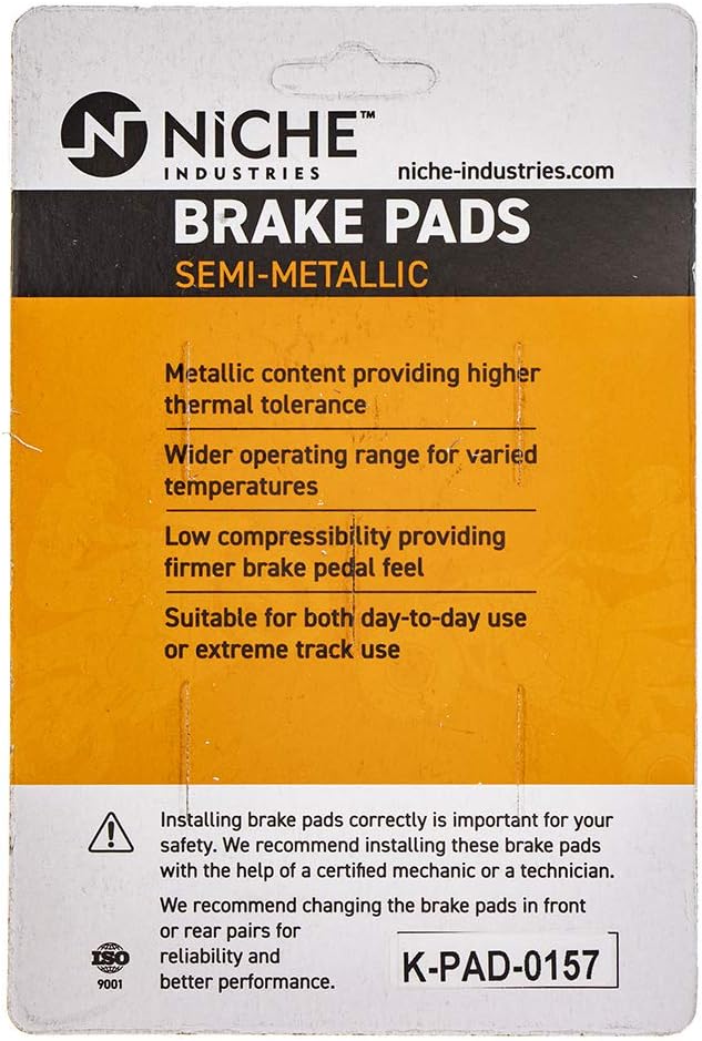 Semi-Metallic Brake Pad Set Pack of 2 I6685