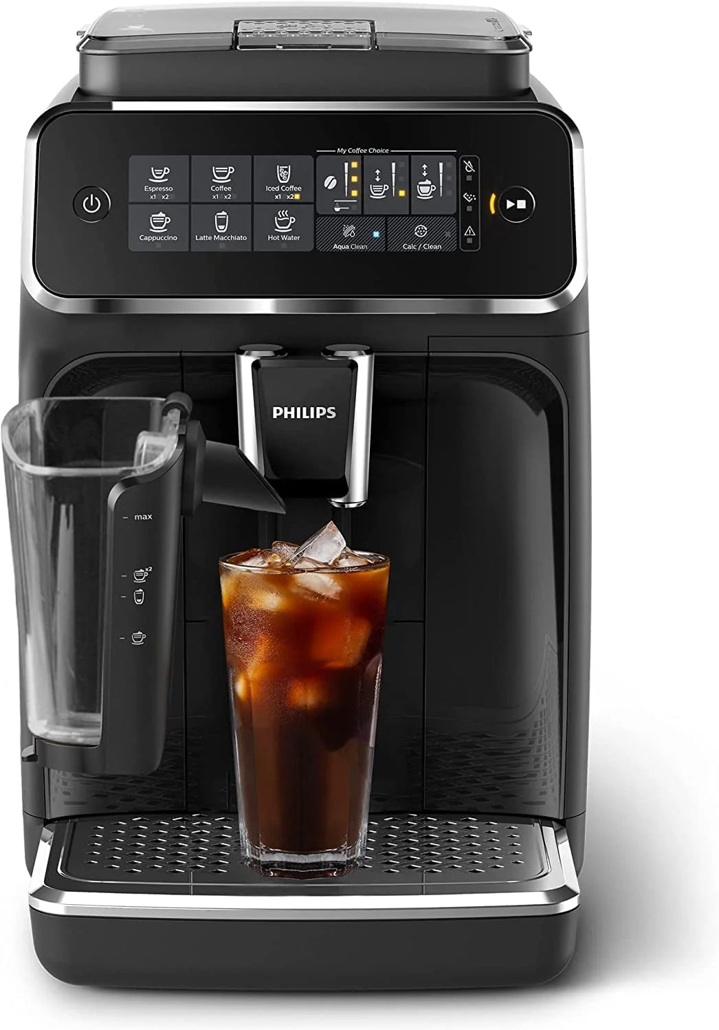 Fully Automatic Espresso Machine with LatteGo & Iced Coffee M217666
