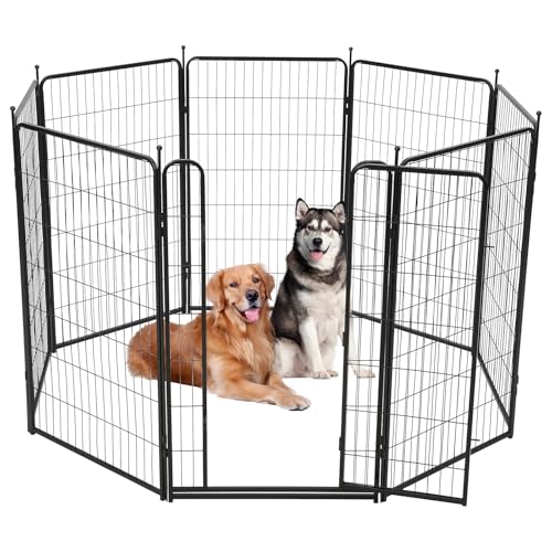 40 inch 18 Ft 8 Panels Heavy Duty Metal Dog Playpen P668