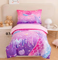 4 Pcs Pastel Fish Scale Kids Bedding Set V522