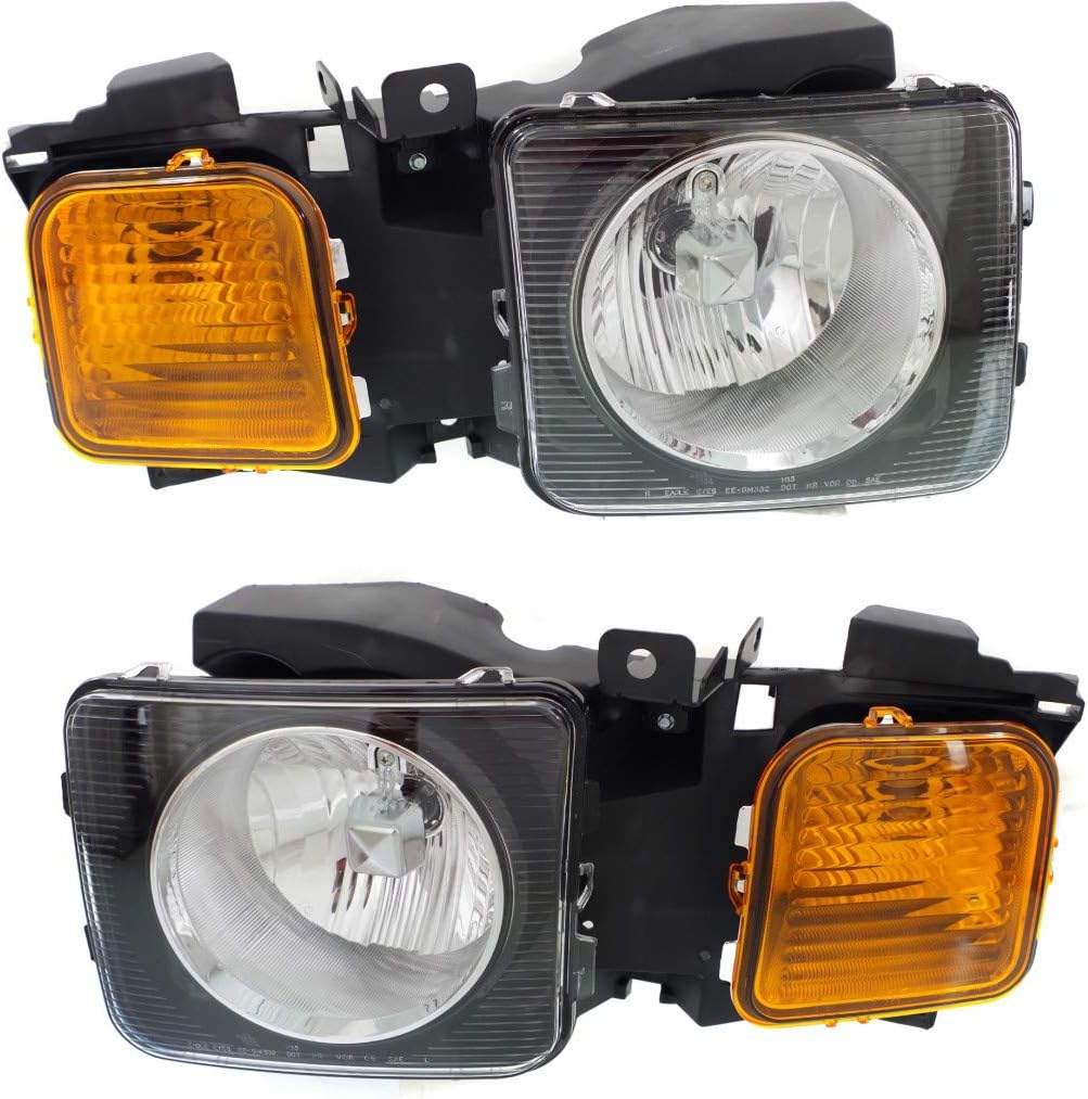 Headlight Assembly for Hummer H3 2006-2010 Driver and Passenger Side Y891053