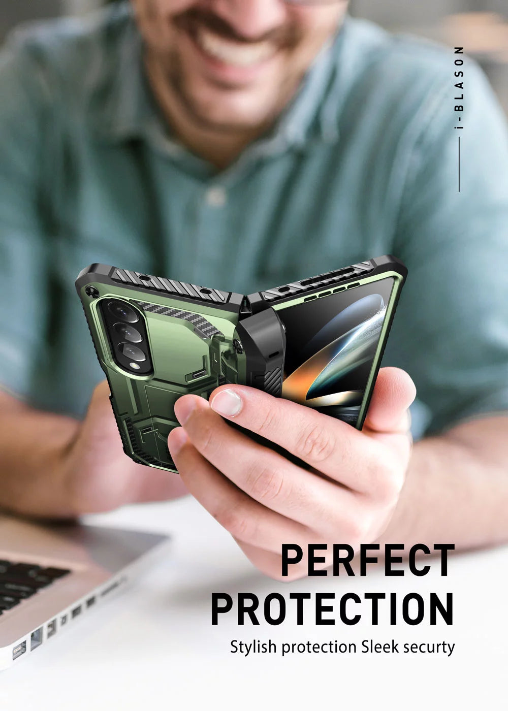 Dark Green Protective Cell Phone Case O5479