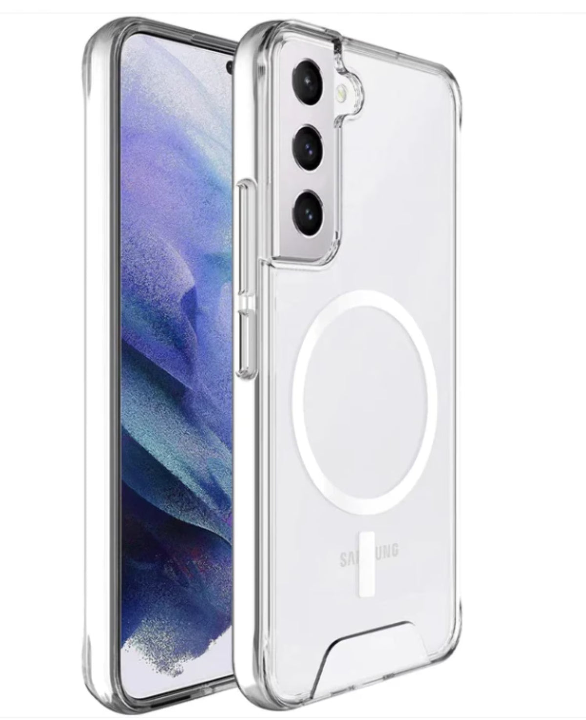 Clear Magsafe Compatible Case for Samsung S22 M372