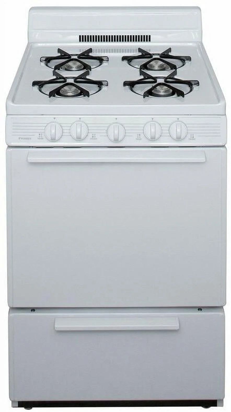 24" Free Standing Gas Range White S525