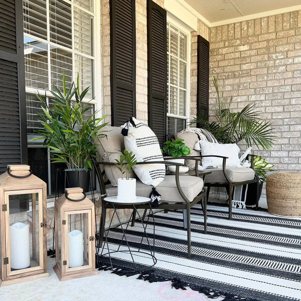 3-piece Padded Patio Conversation Set V37459