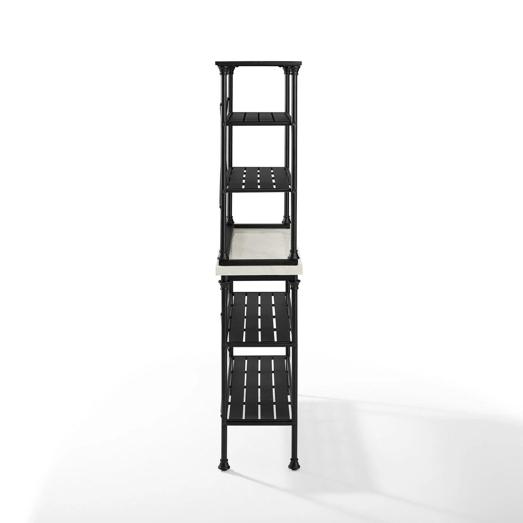 Matte Black Baker's Rack A115