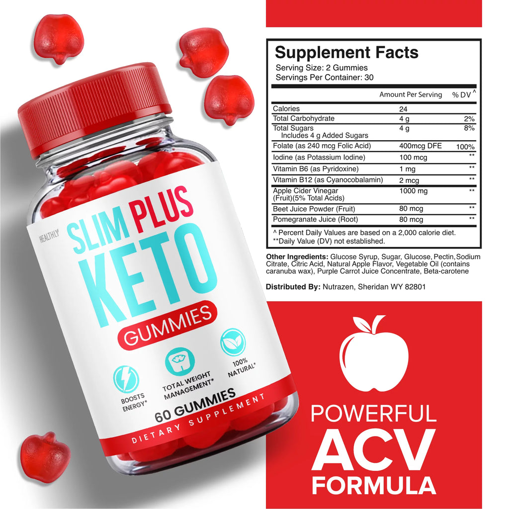 Keto Gummies with Apple Cider Vinegar 60 Gummies N7194