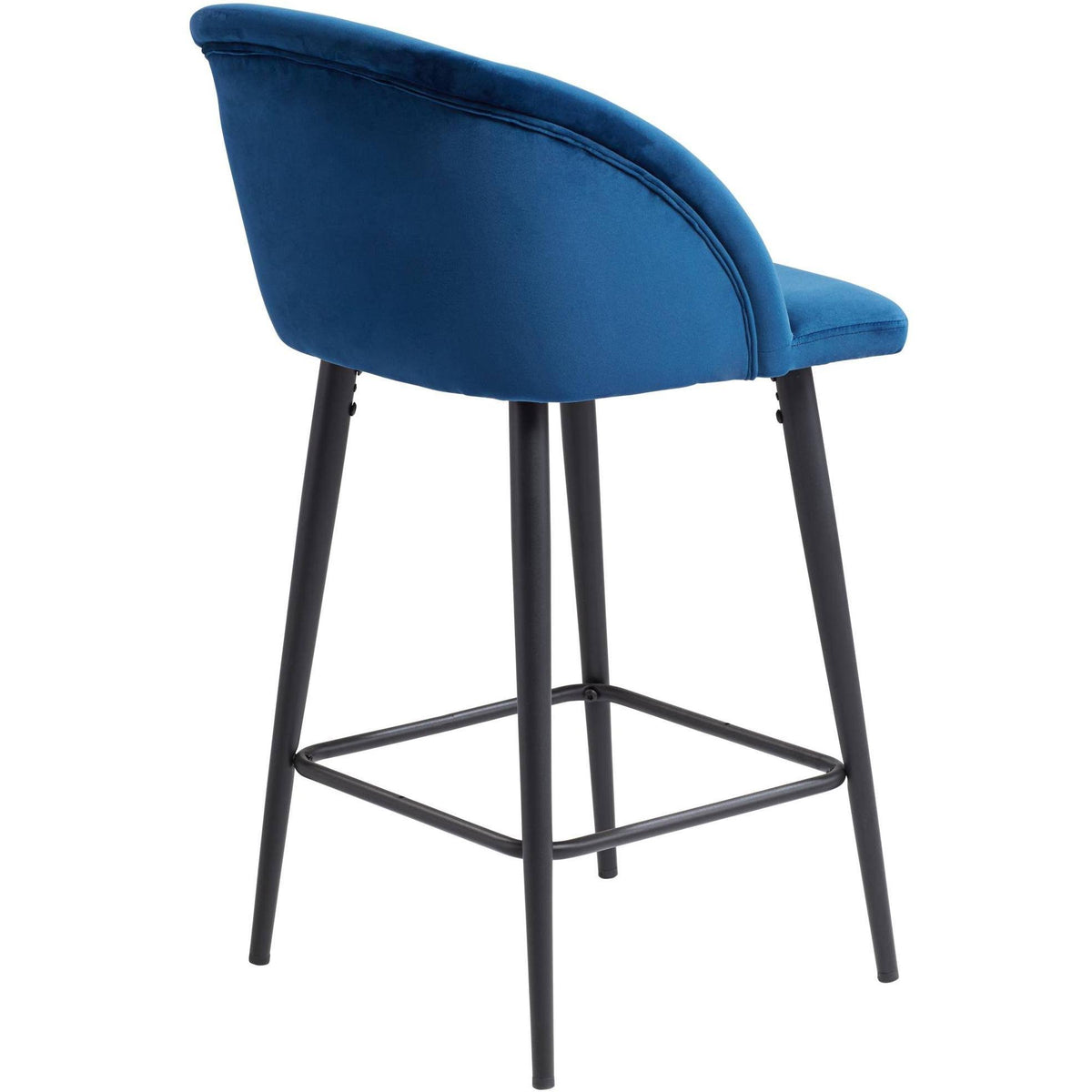 Blue Velvet Barstool D9524