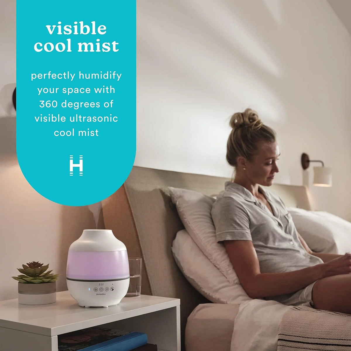 Cool Mist Ultrasonic Humidifier with Essential Oil Tray C95390