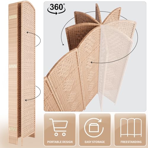 Dark Coffee 4 Panel Room Divider O797