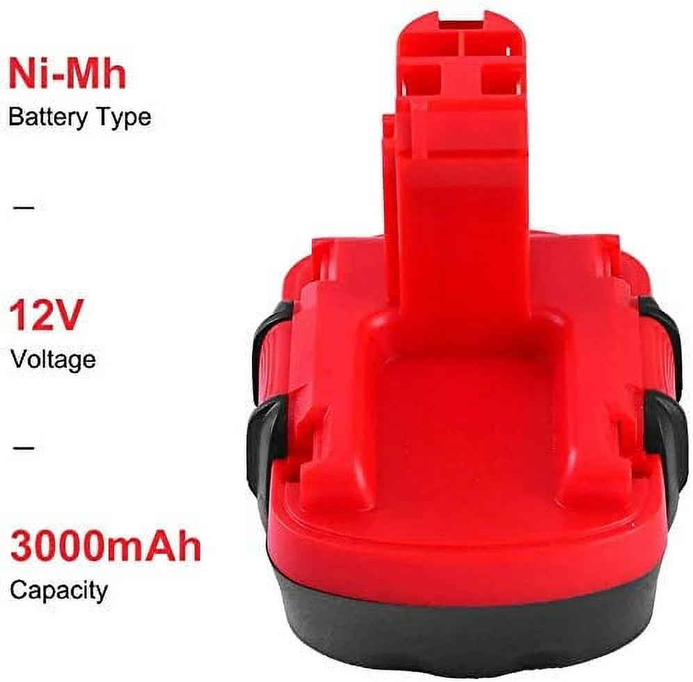 2 Pack 12V 3.0Ah Ni-MH Cordless Power Tool Battery H678
