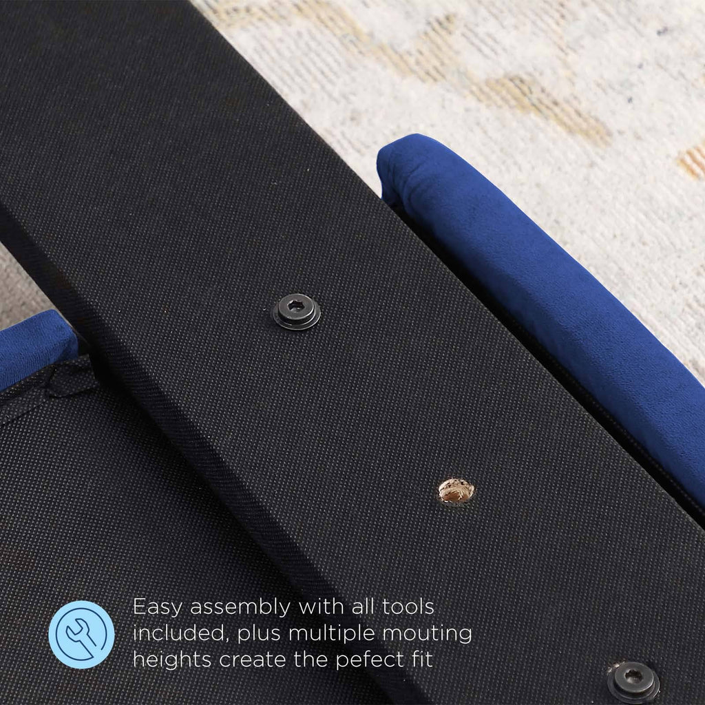 Navy Performance Velvet Full/Queen Headboard F825