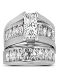 1 Carat Princess Diamond Engagement Ring in White Gold G359