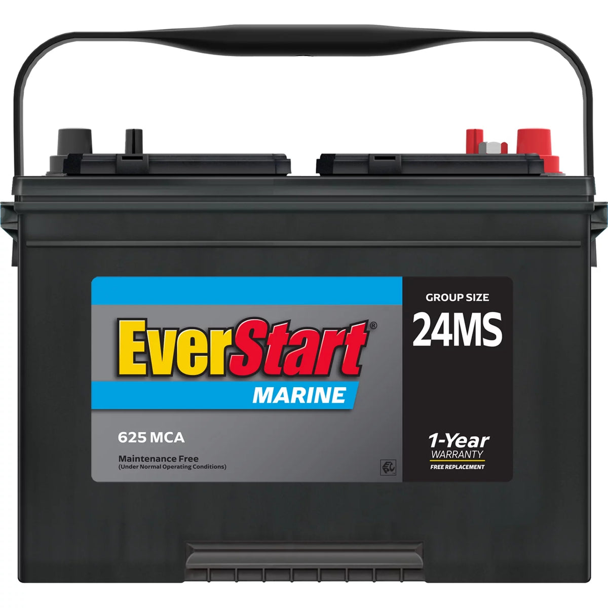 Lead Acid Marine Starting Battery Group Size 24MS 12 Volt 1000 MCA C2430