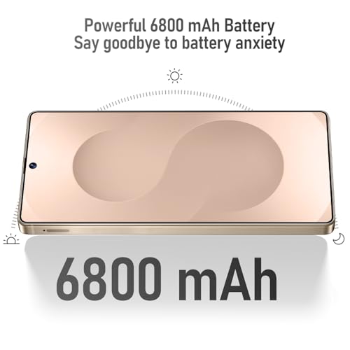 Unlocked Android 5G Cell Phone 8+256GB 6.9" LCD 108MP Camera 6800 mAh L1146