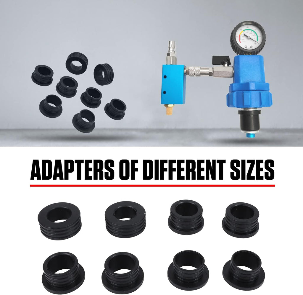 Coolant Refill Tool with 8 Adapter Sleeves and Pressure Gauge L9163