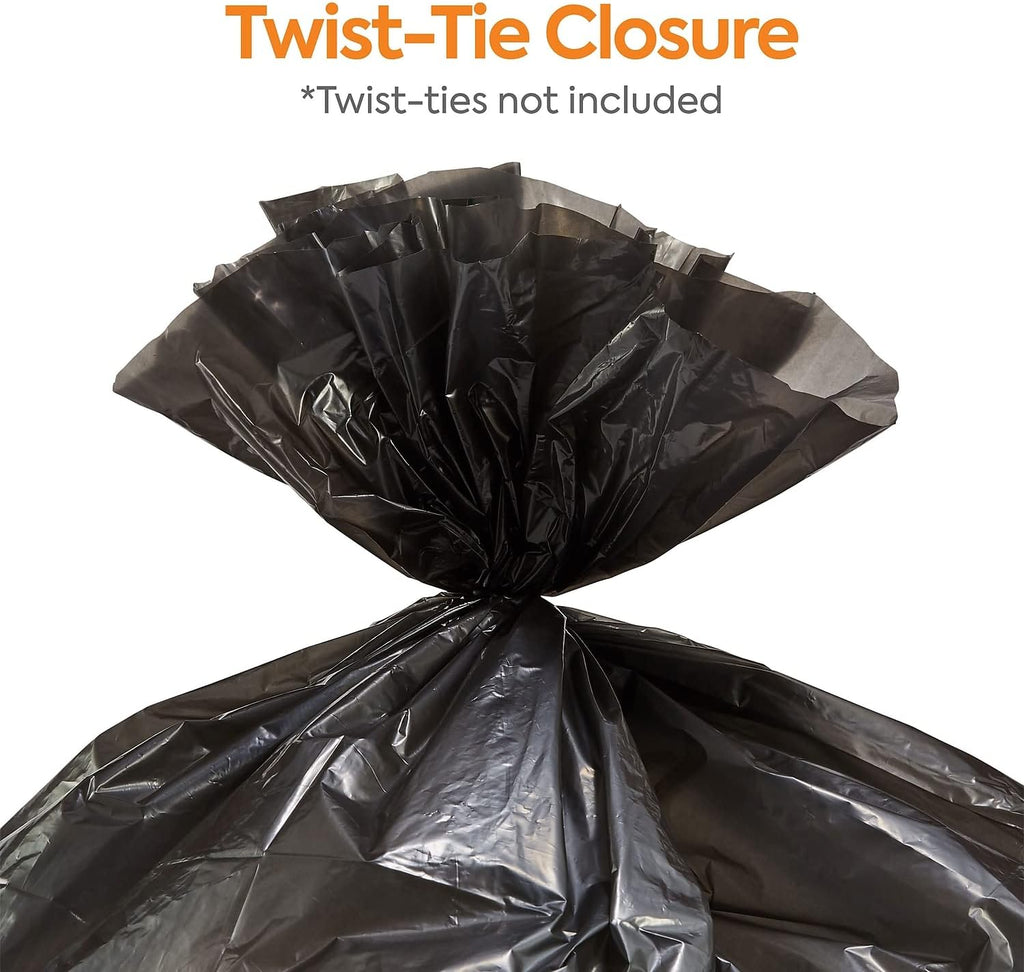 500 CT 7-10 Gal Black Trash Bags F137641