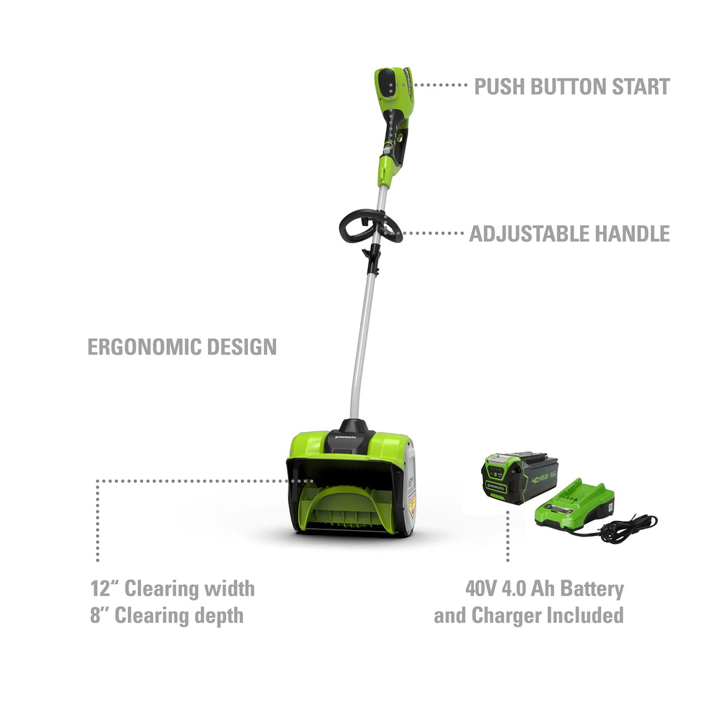 40V Single-Stage Battery Powered Push Snow Blower C311