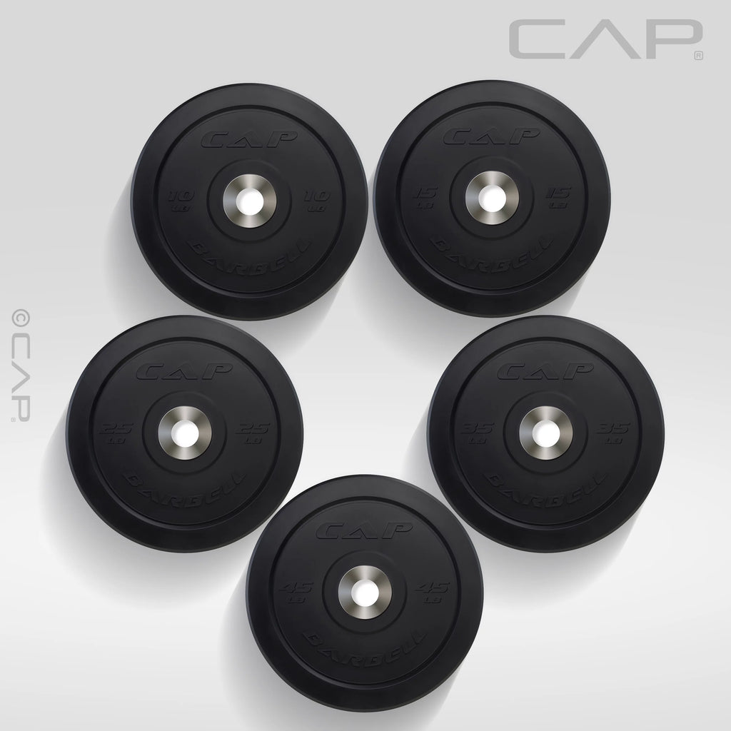 25 lb Black Olympic Bumper Plate Z888