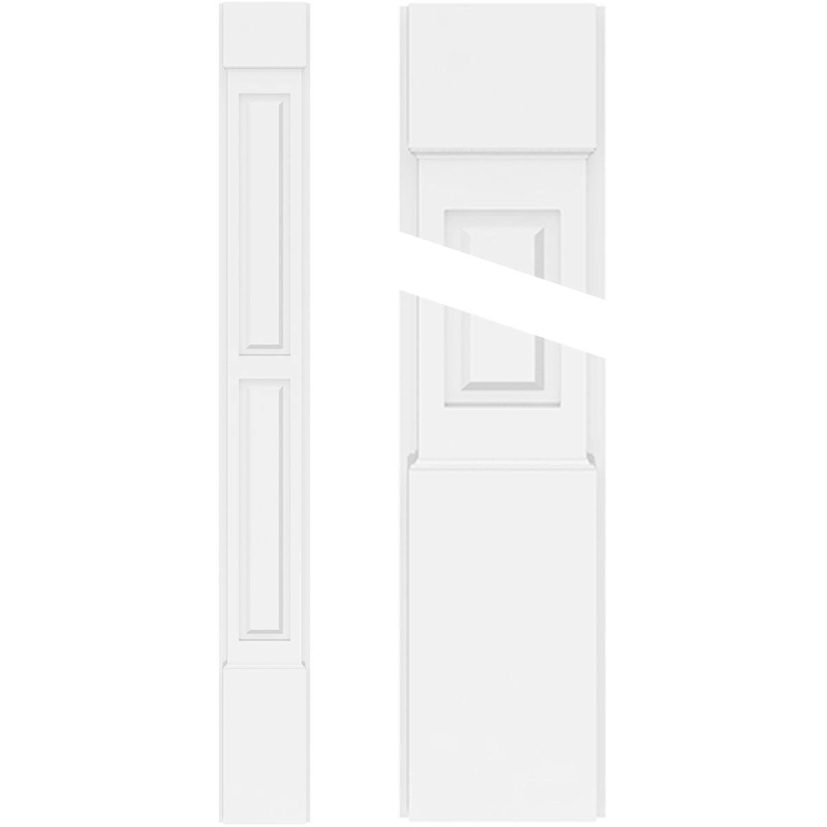 PVC Pilaster with Capital & Base (Pair) Y546792