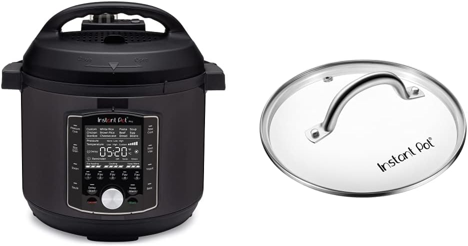 10-in-1 Pressure Cooker, 6 Quart, Stainless Steel Rim K303646