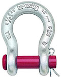 Carbon Steel Round Pin Anchor Shackle, Galvanized W72804