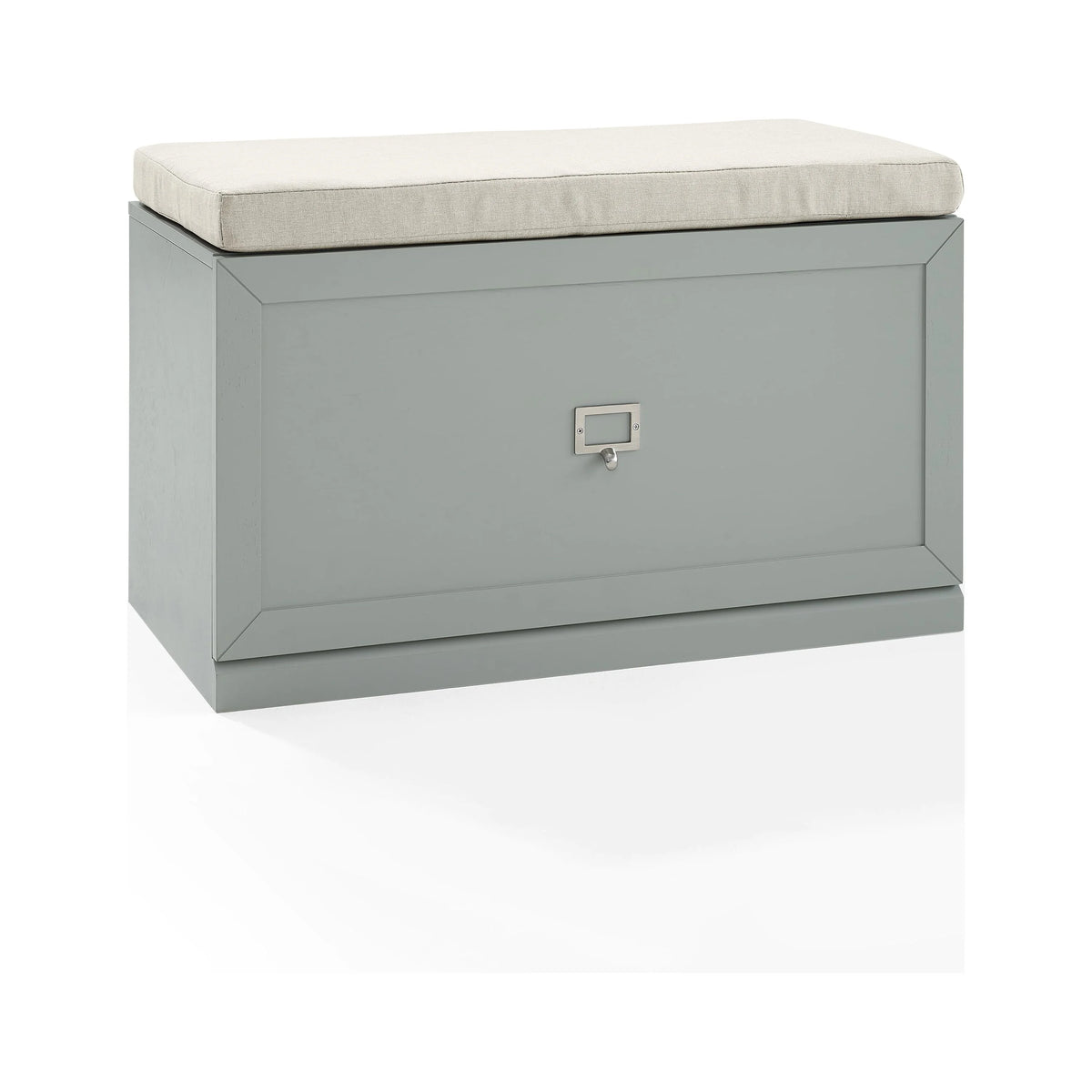 Gray and Cream Wooden Entryway Bench G49118