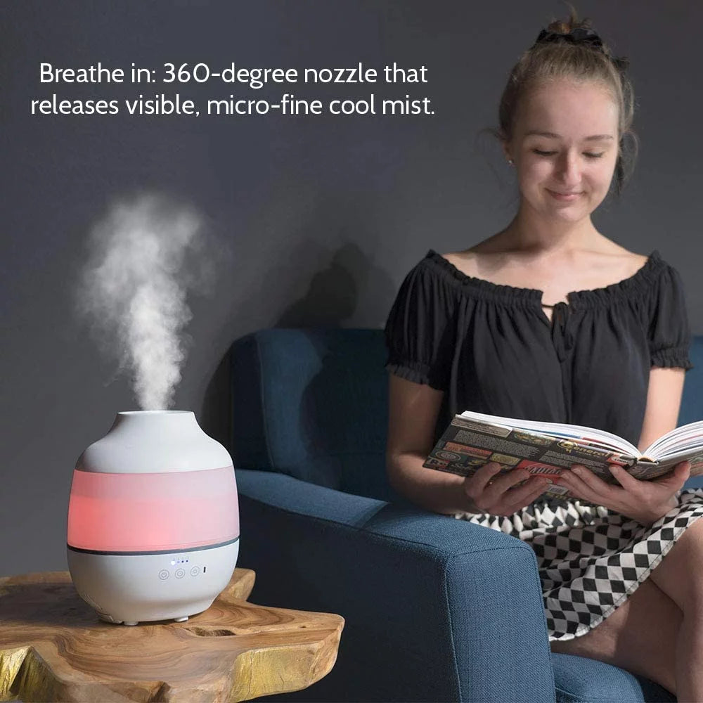 Cool Mist Ultrasonic Humidifier with Essential Oil Tray C95390