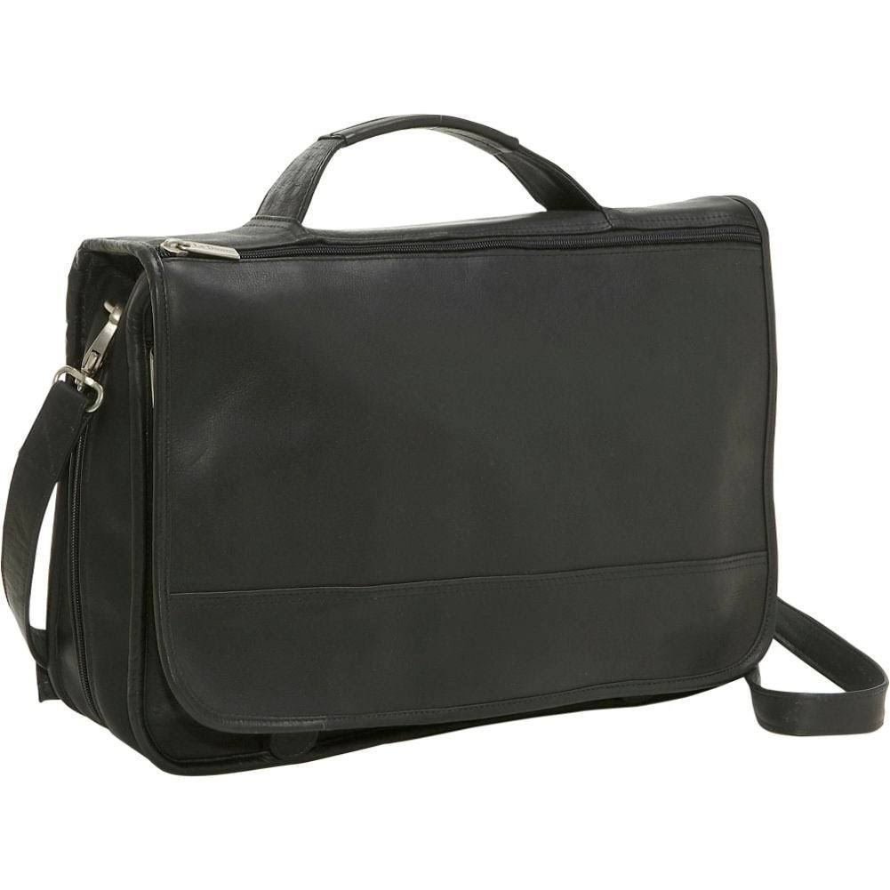 Leather Expandable Messenger J82665