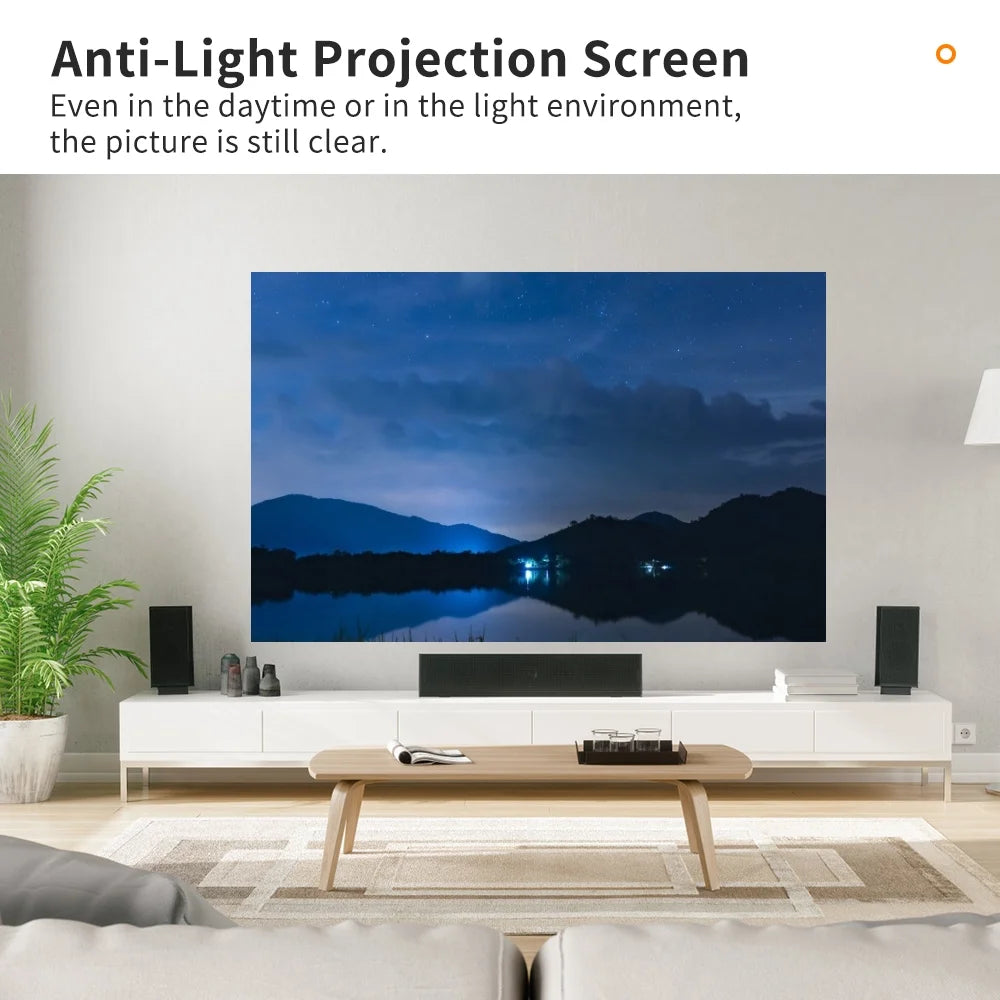 Projection Screen Movie Screen 16 9 3d 4k 1080p Indoor Theater P984924
