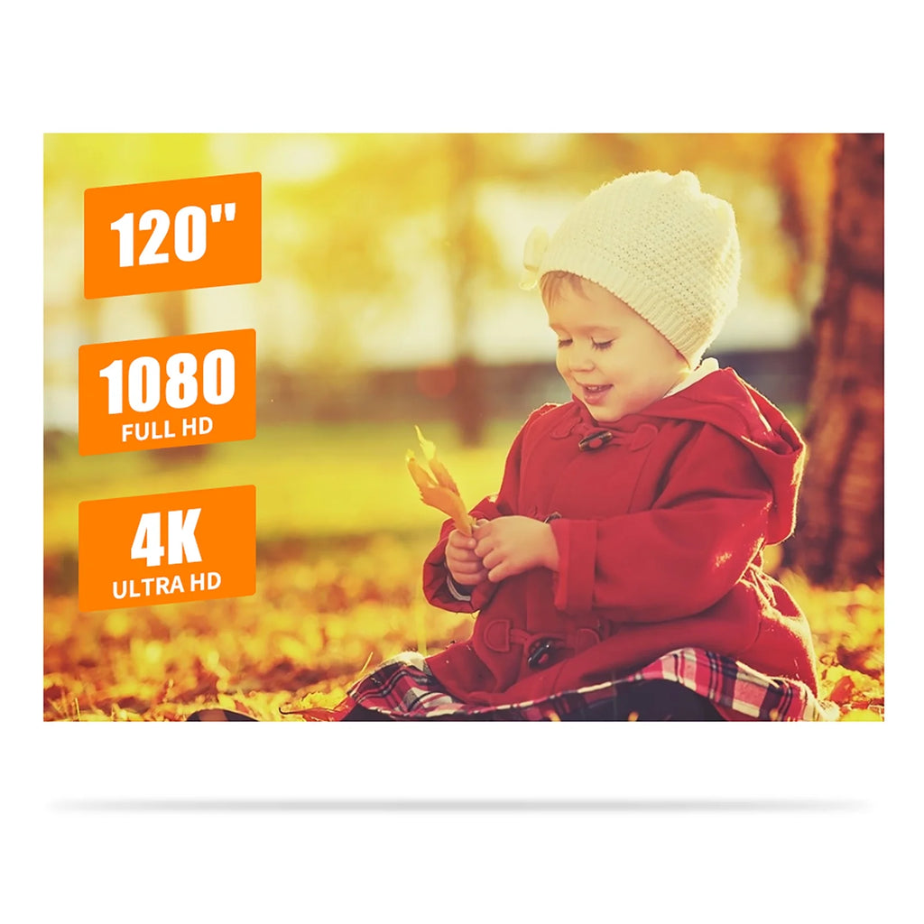 Projection Screen Movie Screen 16 9 3d 4k 1080p Indoor Theater P984924