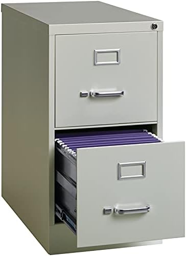 Light Gray 2-Drawer Vertical File Cabinet R1662