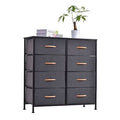 Gray 8 Drawer Dresser and Chest Storage Tower G4294