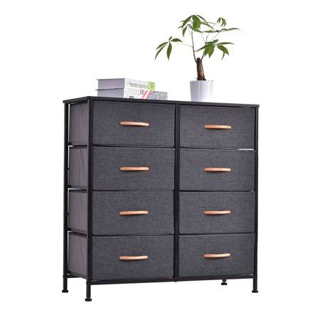 Gray 8 Drawer Dresser and Chest Storage Tower G4294