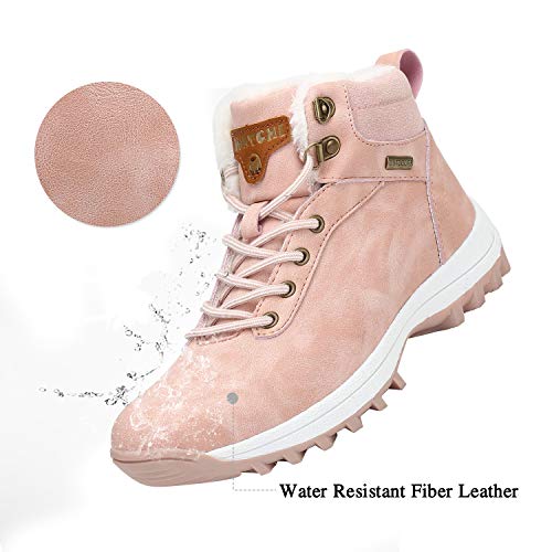 Mens Hiking Boots Winter Warm Snow Boot Water Resistant Non Slip Soft Lined C23232