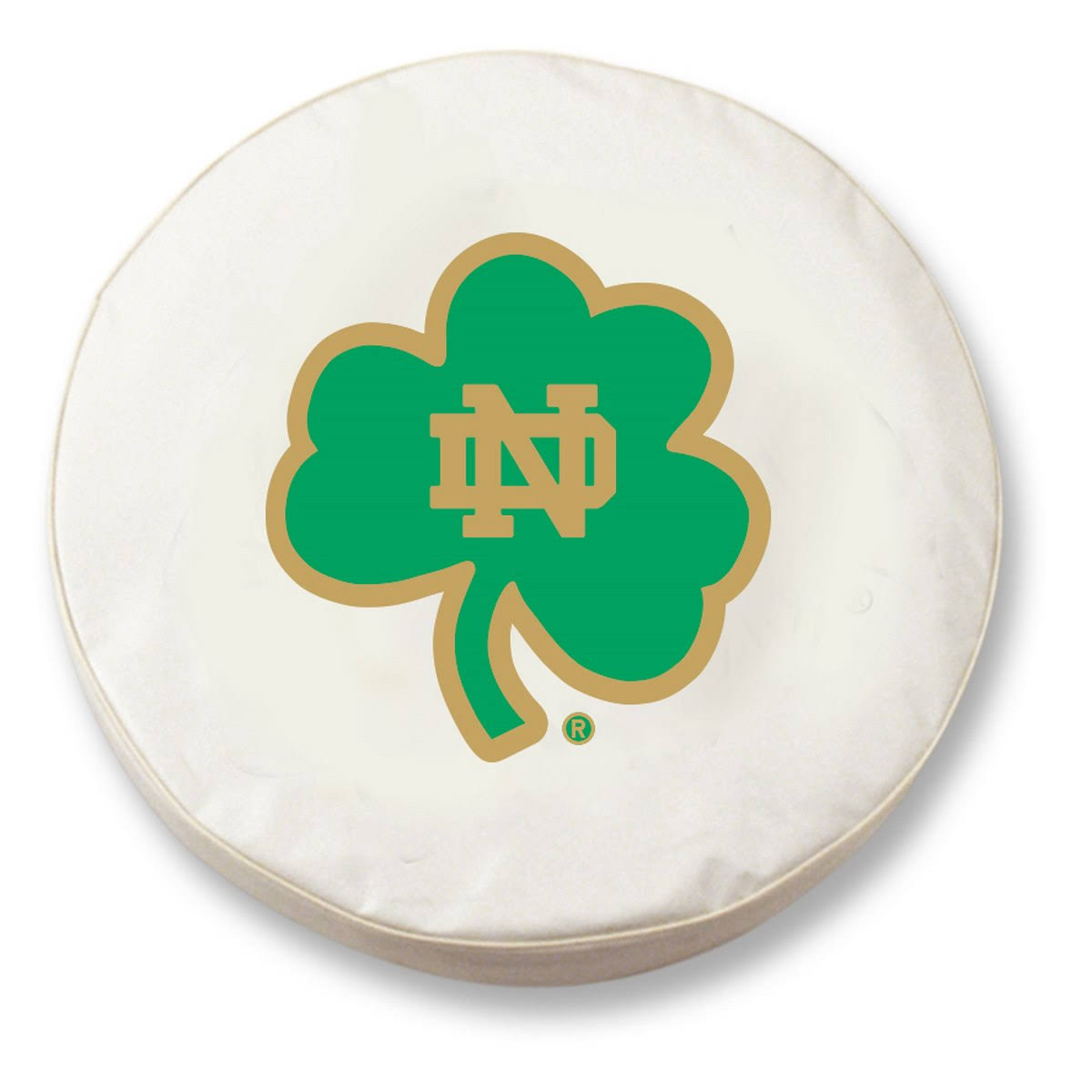 White Fitted Car Tire Cover D2343