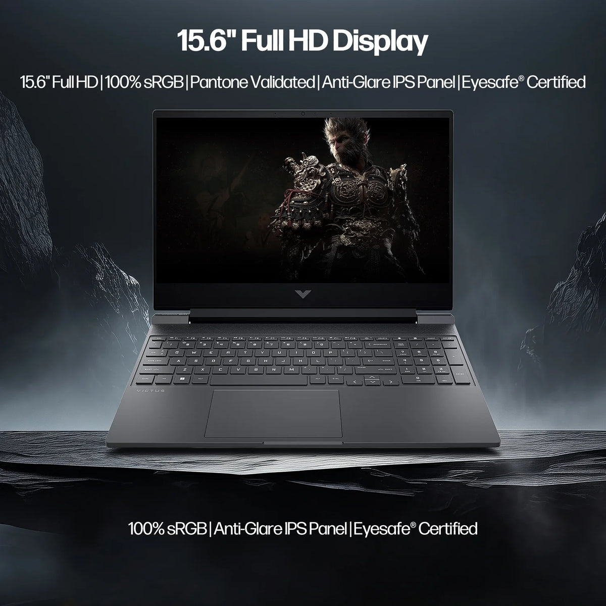 15.6" FHD 144Hz Gaming Laptop, AMD Ryzen 7 7445HS, 64GB RAM, NVIDIA RTX 4050 GPU, 2TB SSD, Mica Silver, Windows 11 Pro F62672