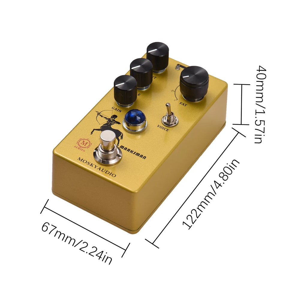 Guitar Pedal with 4 Clipping Modes W2847