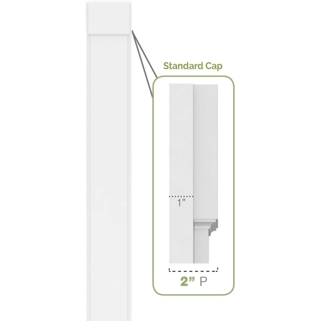 PVC Pilaster with Capital & Base (Pair) Y546792