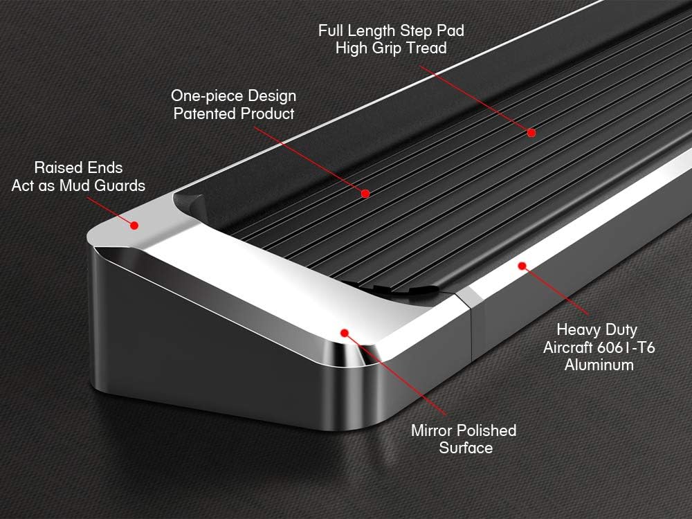 Running Boards Compatible with Ford F150 SuperCrew Cab F5351