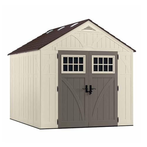 8' x 10' Heavy-Duty Resin Storage Shed Z449