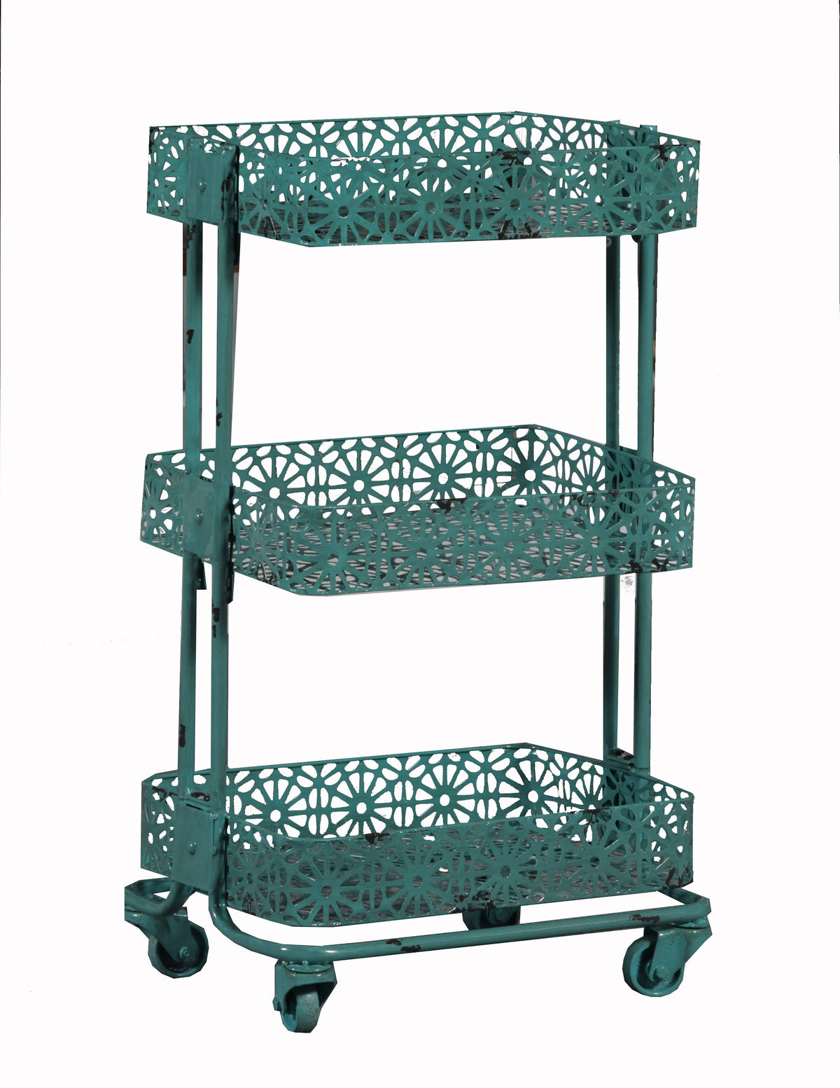 Three Tier Metal Cart A9382
