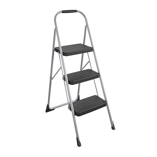 Three Big Folding Step Stool with Rubber Hand Grip L827399
