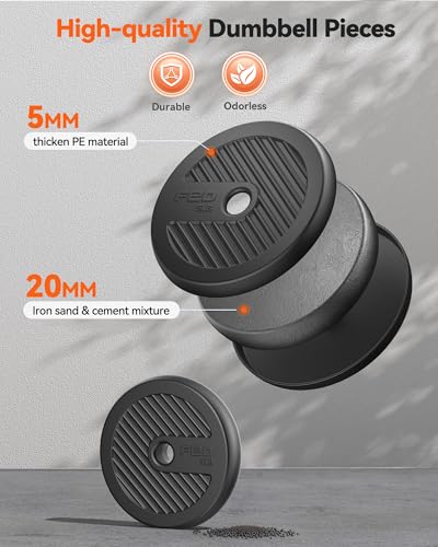 Adjustable Dumbbells Set with Connector Y2853