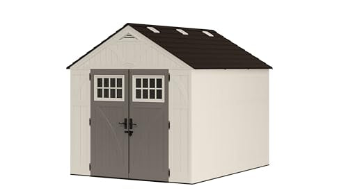 8' x 10' Heavy-Duty Resin Storage Shed Z449