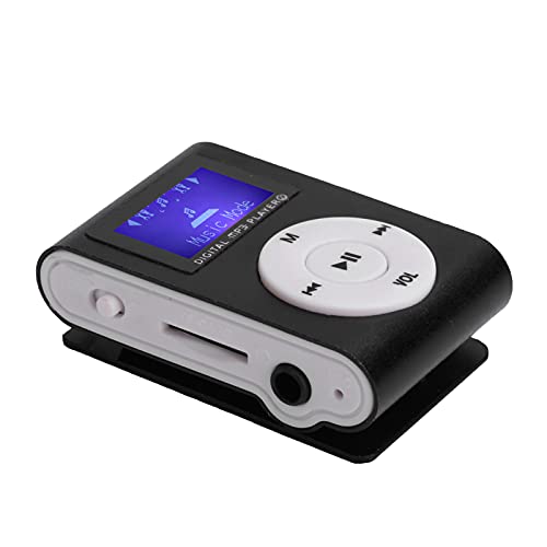 Portable mini MP3 music player with LCD screen and memory card slot (Black) M145660