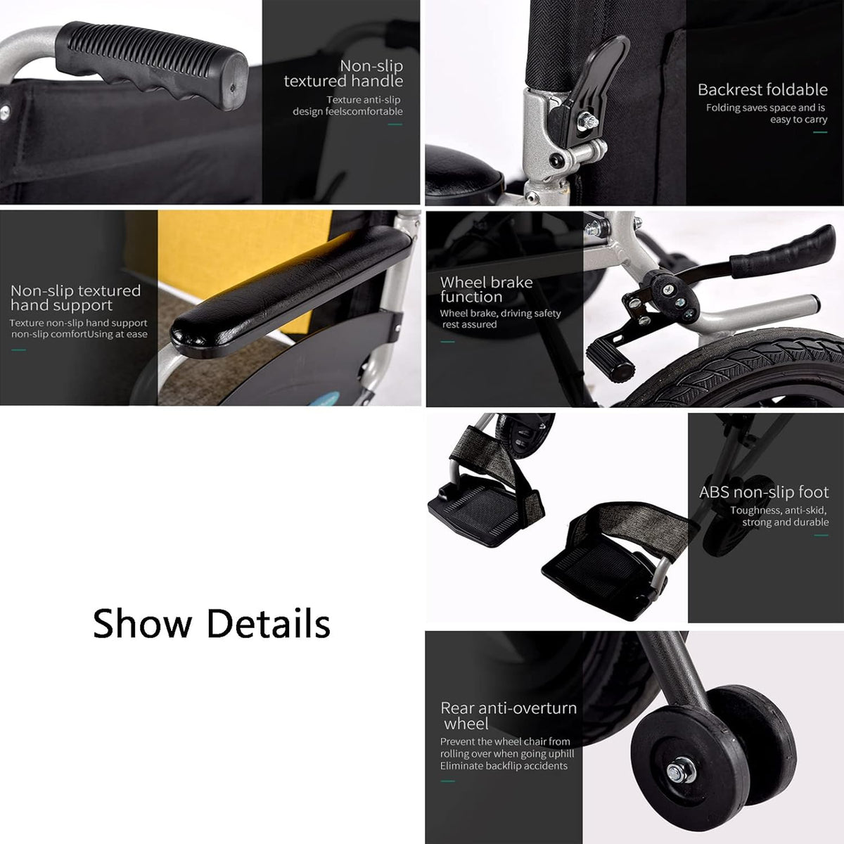 Lightweight Folding Electric Wheelchair I86494